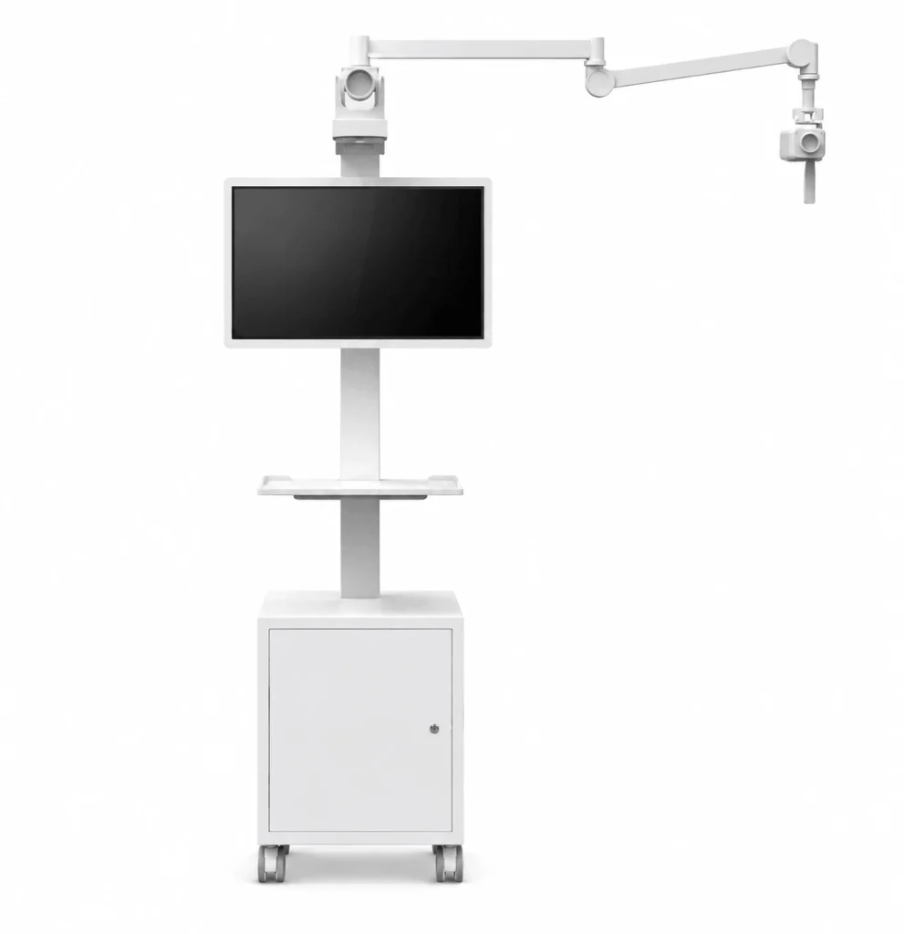Mobile telemedicine cart for remote healthcare