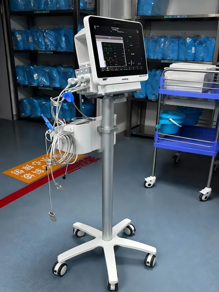 Patient monitor trolley for hospital ICU and emergency care equipment by Fulightmed